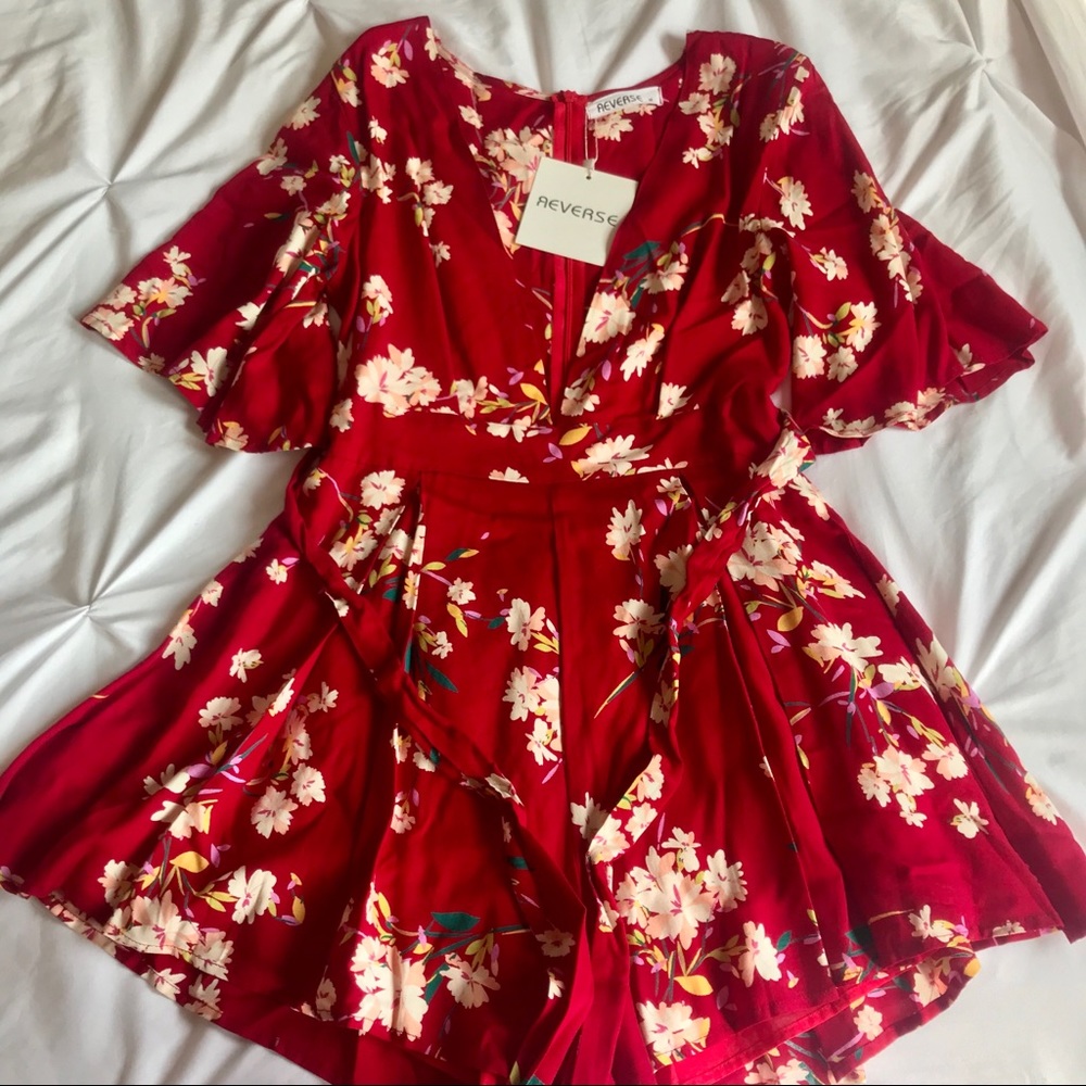 Red romper